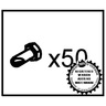 H M8 L14 ZB NOTCHED SCREW(X50)